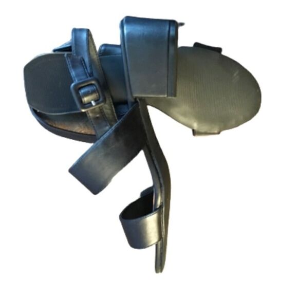 COMFORTVIEW  SANDALS - 9 WW BLACK | 2 1/2" HEEL | ADJUSTABLE BUCKLE - Picture 5 of 7